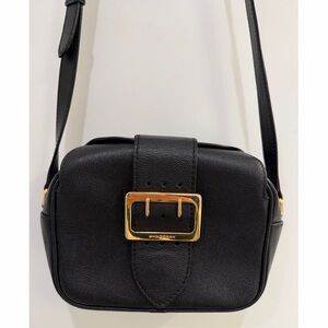 Burberry black leather bag